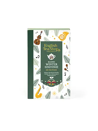 ENGLISH TEA SHOP | Wintertee 8 Beutel Winter Märchen Dunkel Gruen | weiss